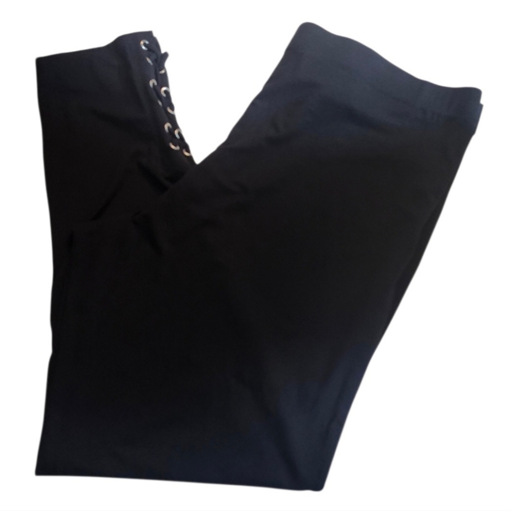 🇨🇦Love & Legend Black Lace-Up Dressy Legging Style Pants